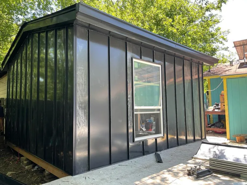 Black standing seam metal wall panels for Roof Inspection in Clarks Summit