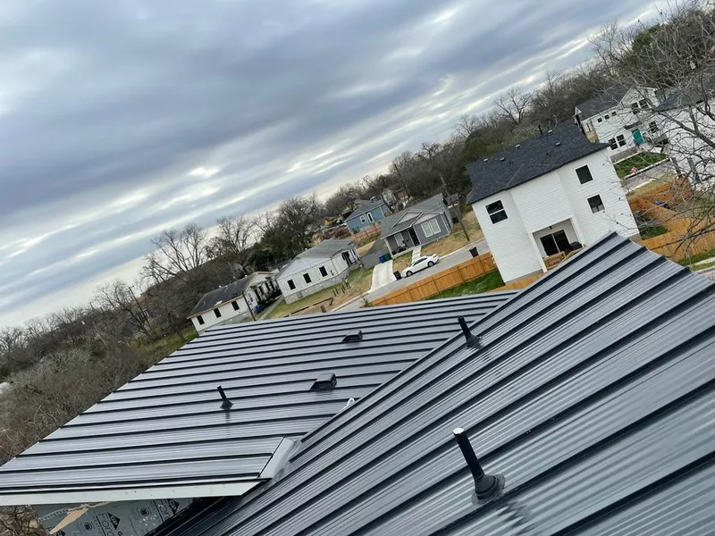 Standing seam metal roof panels with vents for Skylight Repair in Clarks Summit